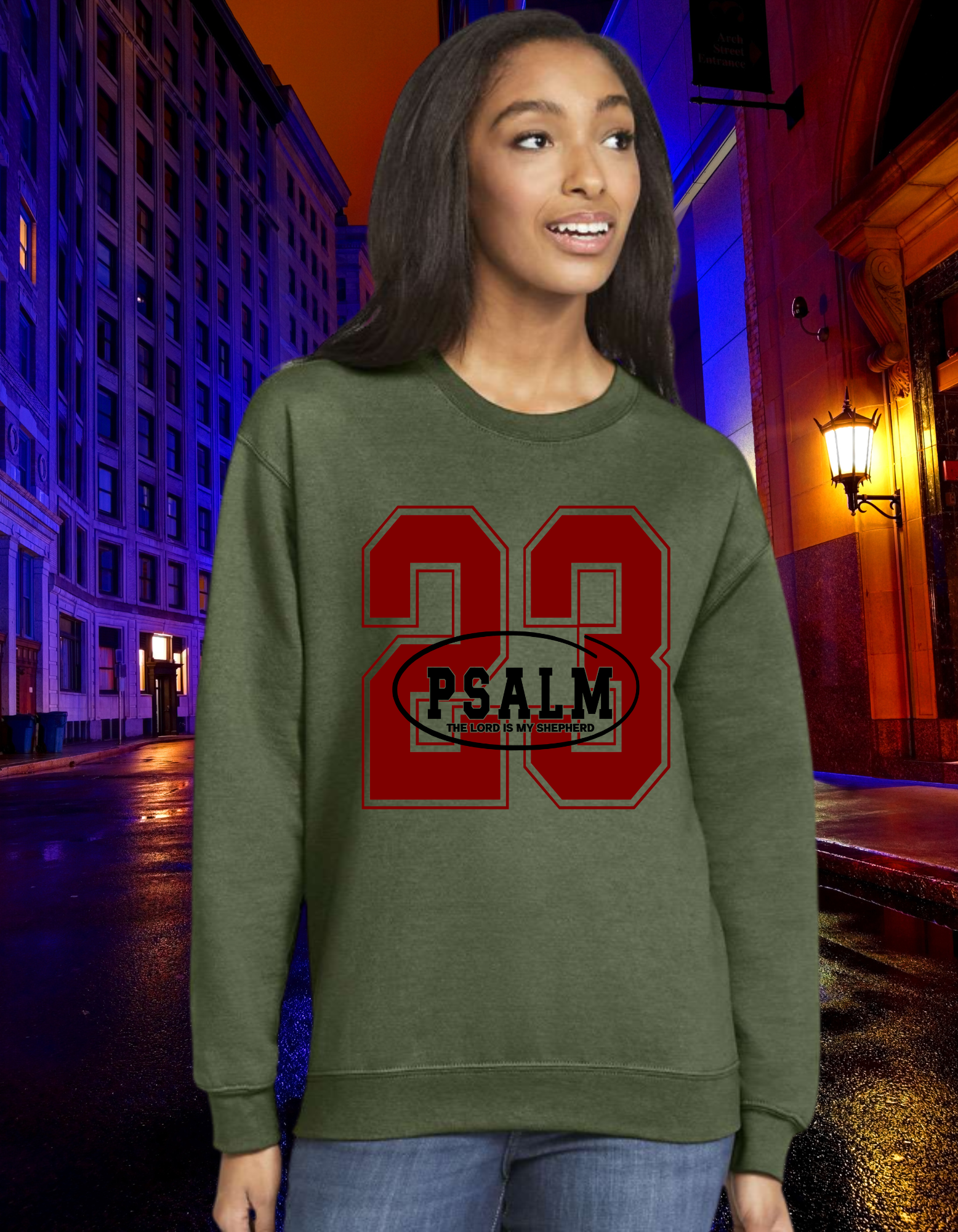 Psalm 23 Sweatshirt