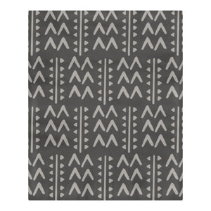 Traditional African Mudcloth Pattern 3-Piece Bedding Set