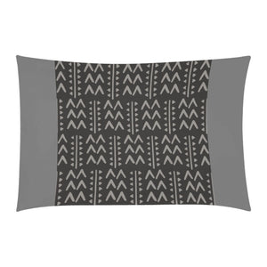 Traditional African Mudcloth Pattern 3-Piece Bedding Set