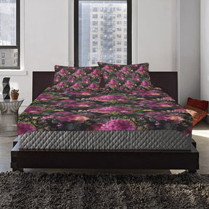 Royal Floral 3-Piece Bedding Set