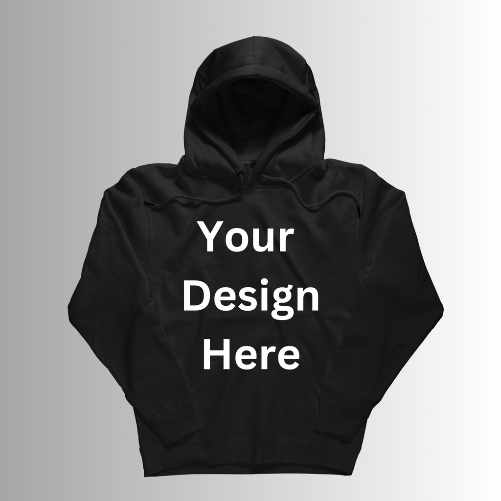 Custom Hoodie (Direct-to-Fabric/Vinyl) Front Only