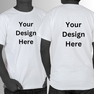 Custom Short Sleeve T-Shirt (Front & Back) Direct-to-Garment/Vinyl