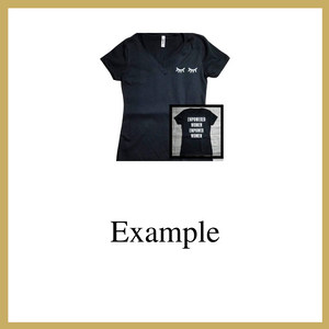 Custom Short Sleeve T-Shirt (Front & Back) Direct-to-Garment/Vinyl